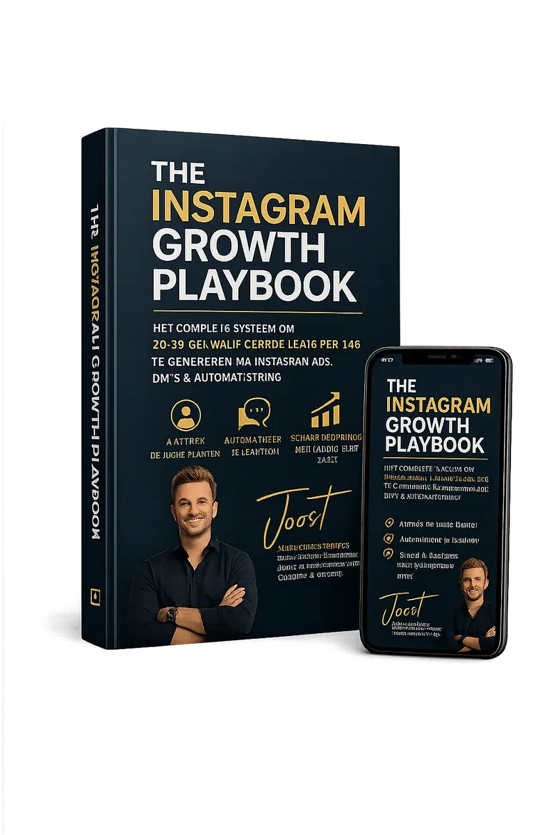 Instagram Growth Playbook voor Coaches & Kennisondernemers — productcover